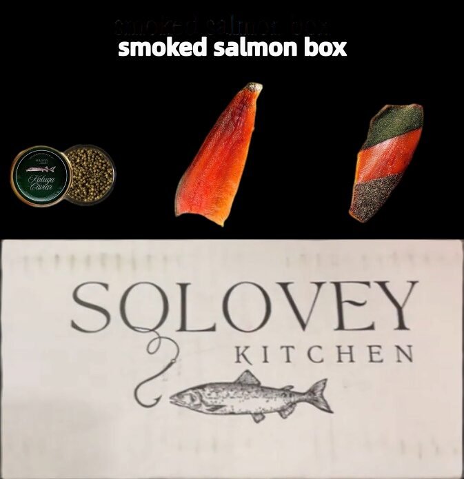 SOLOVEY KITCHEN  smoked salmon box